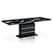 Black modern dining table